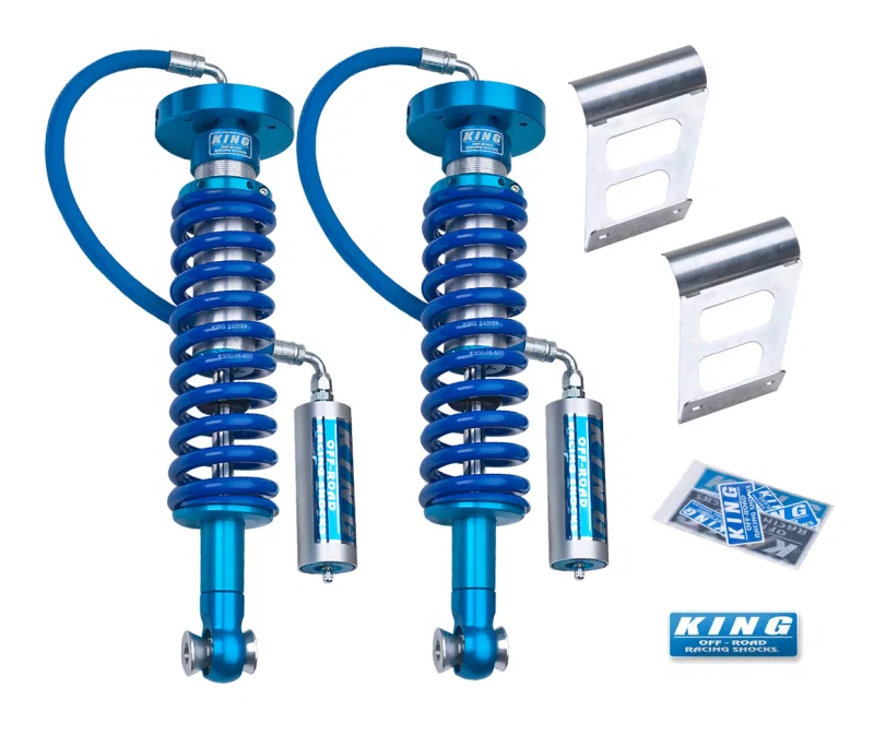King Shocks 25001-213, 09-13 Ford F150 2WD/4WD Front 2.5 Dia Remote Reservoir Coilover (Pair)