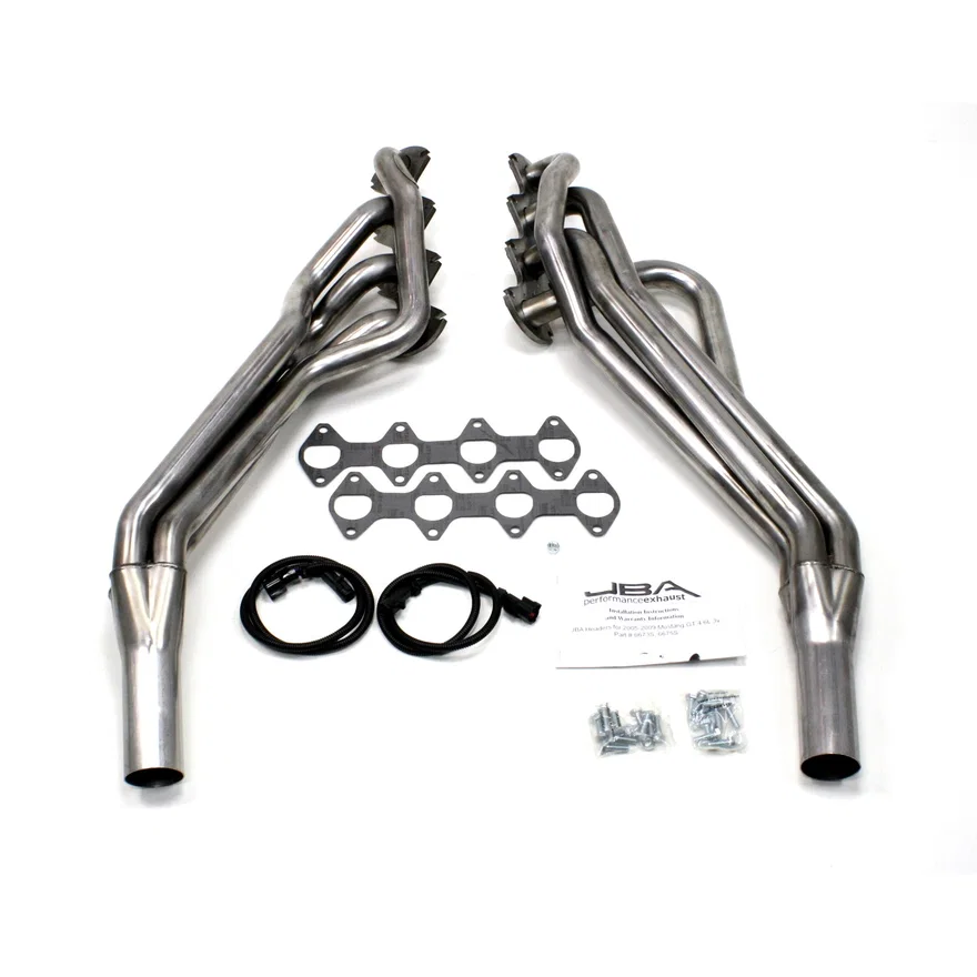 Long Tube 4.6L Raw 409 for 2005-2010 Ford Mustang