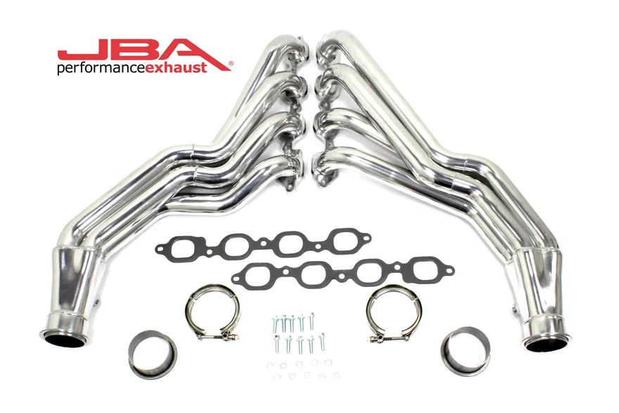 Long Tube Header 6.2L LT 1 7/8" Primary Silver Ctd for 2016-2024 Chevrolet Camaro