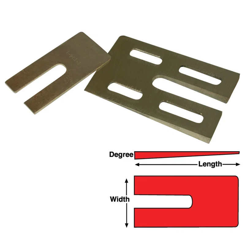 SPC Performance 10754, MBZ SHIMS 4X6.5X3 deg.(6)