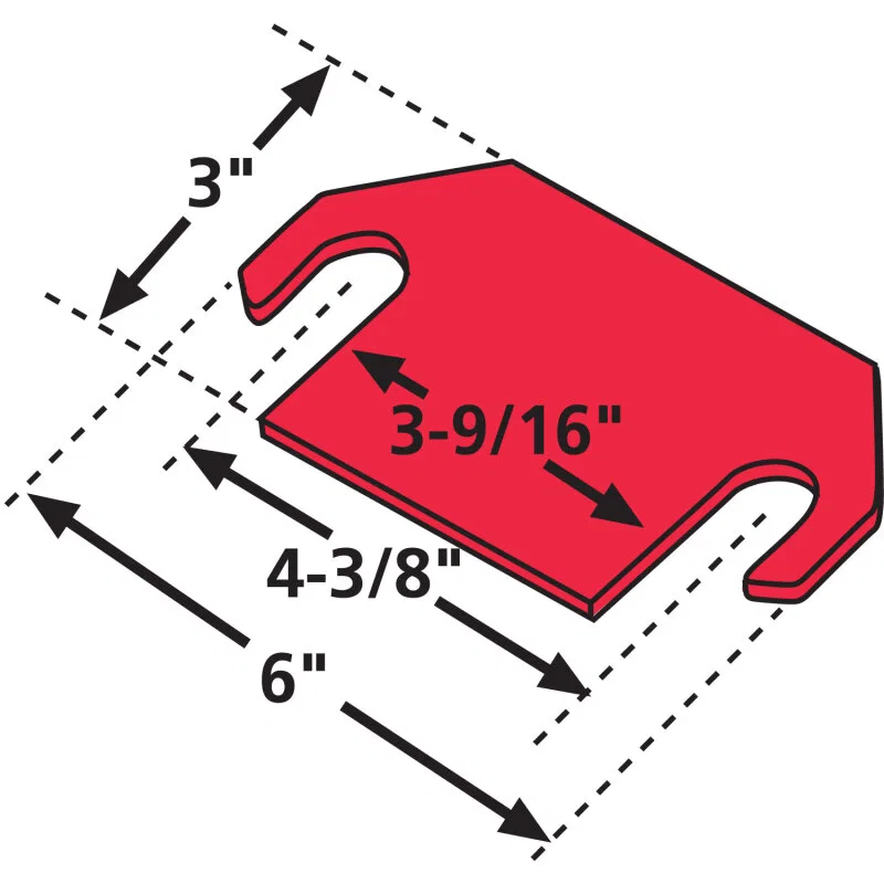 SPC Performance 36032, F/LINER SHIM 1/8in.(6)
