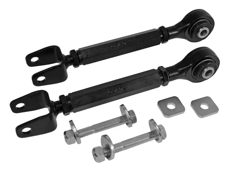 SPC Performance 72262, 09+ Nissan 370Z / 08-13 Infiniti G37 Rear Adjstbl Camber Arms w/Toe Cams&Lock Plates