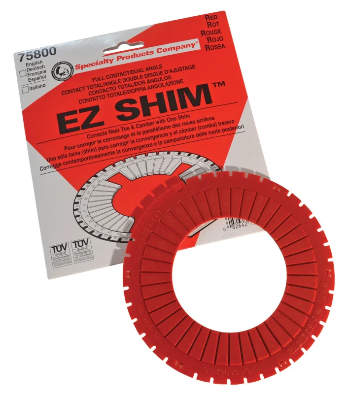 SPC Performance 75800, EZ Shim Dual Angle Camber/Toe Shim (Red)