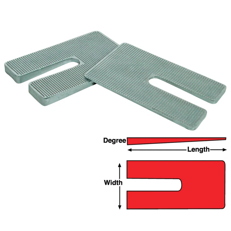 SPC Performance 10663, ZINC SHIMS 3.5x6.25x3.5 deg