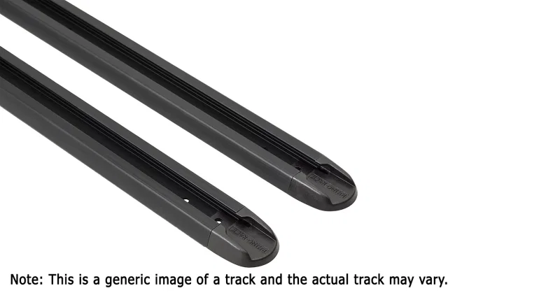 Rhino-Rack RTV168, RTV Tracks w/Hardware & End Caps - 66.1in - Pair