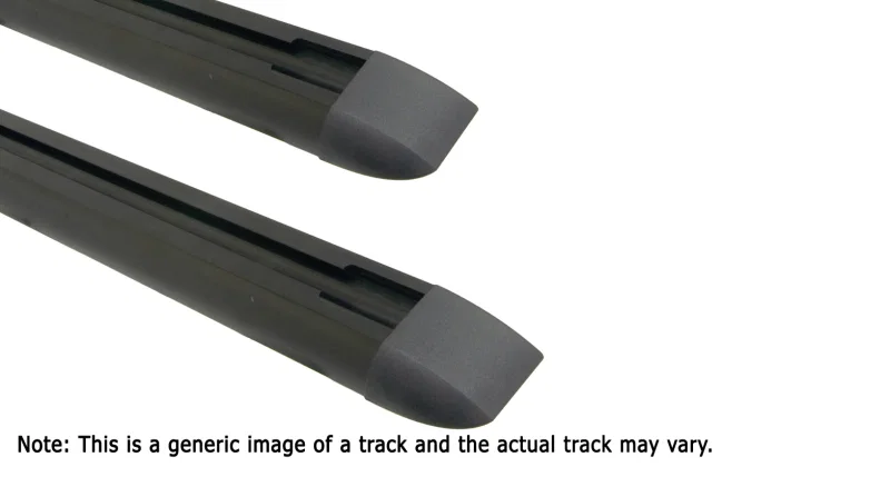 Rhino-Rack RTC16, RTC Tracks w/Hardware & End Caps - 63in - Pair