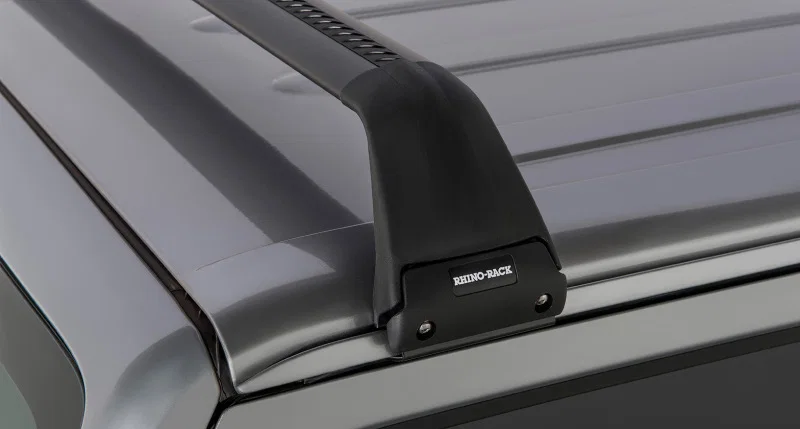 Rhino-Rack SG60, 07-22 Jeep Wrangler JK/JL 2 Door Hard Top Vortex SG 2 Bar Roof Rack - Black