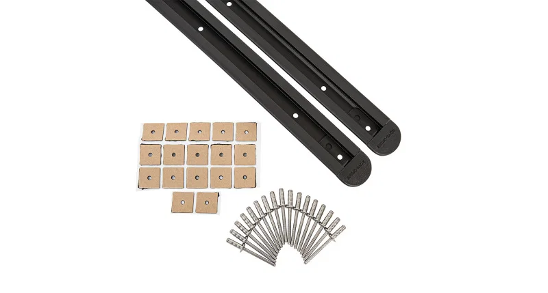 Rhino-Rack RTS554, Ford Ranger RTS Tracks w/Hardware & End Caps - Pair