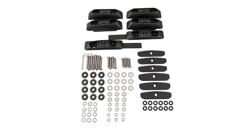 Rhino-Rack RCP02-BK, 98-07 Toyota Land Cruiser RCP Base Kit (100 Series) - 6 pcs