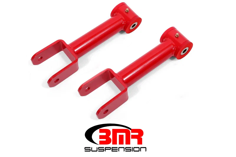 BMR Suspension UTCA012R, 79-04 Fox Mustang Non-Adj. Upper Control Arms (Polyurethane) - Red