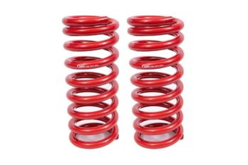 BMR Suspension SP314R, 67-69 Chevrolet Camaro / Pontiac Firebird 3in Drop Small Block Front Lowering Springs - Red