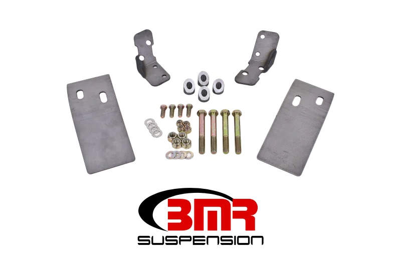 BMR Suspension TBR002, 79-04 Fox Mustang Plate Style Torque Box Reinforcement Plates Upper Only - Natural