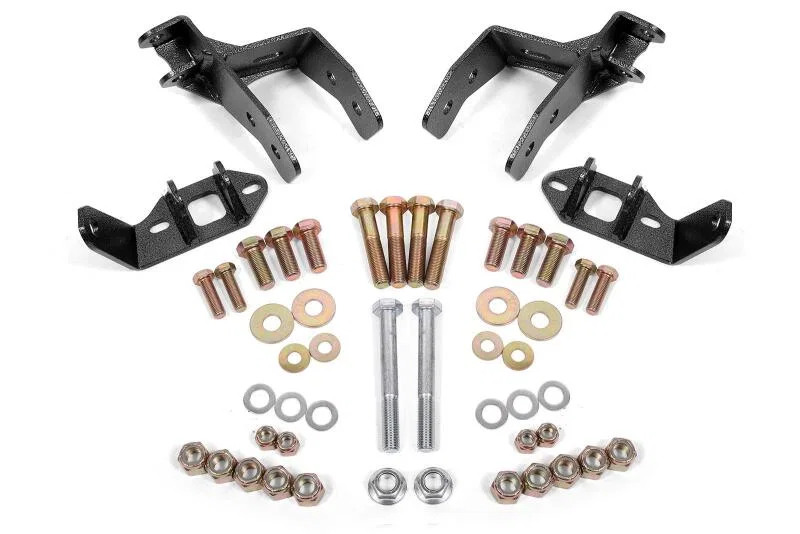 BMR Suspension CCK461H, 78-87 G-Body Coilover Conversion Kit Rear Non-adj Shock Mount w/o CAB - Black Hammertone