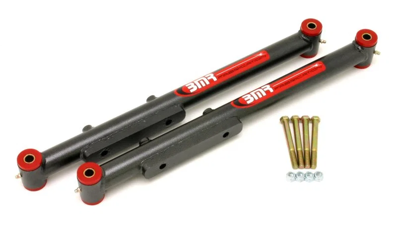 BMR Suspension TCA009H, 91-96 B-Body Non-Adj. STD. Length Lower Control Arms (Polyurethane) - Black Hammertone