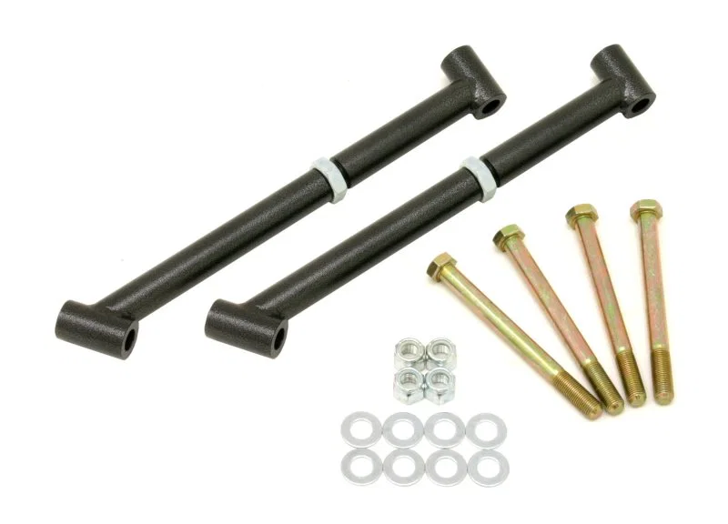 BMR Suspension RB001H, 64-67 A-Body Control Arm Reinforcement Braces - Black Hammertone