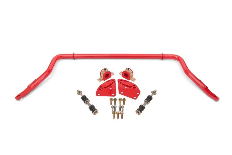 BMR Suspension SB331R, 82-92 Chevrolet Camaro / Pontiac Firebird Sway Bar Kit Front Hollow 35mm Non-Adjustable - Red