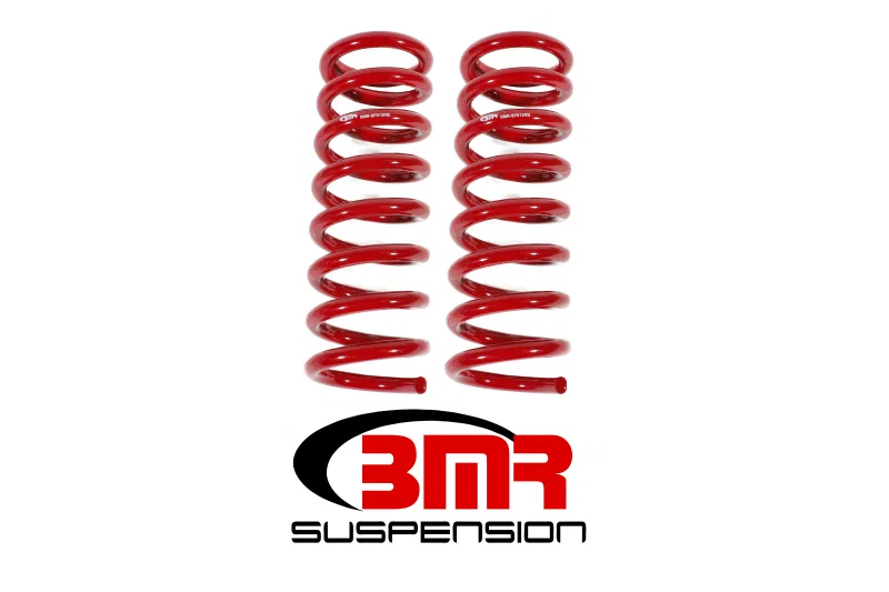 BMR Suspension SP013R, 64-72 A-Body Front Lowering Springs - Red