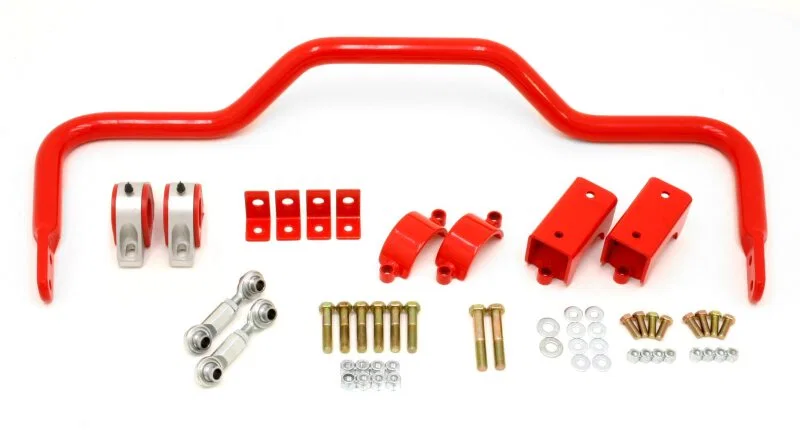 BMR Suspension XSB007R, 64-72 A-Body w/ 3.25in Axles Rear Solid 1.375in Xtreme Anti-Roll Bar Kit - Red
