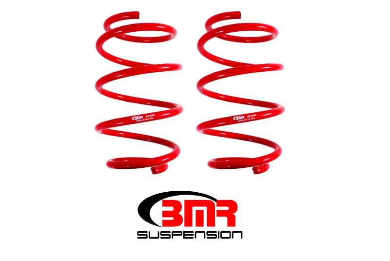 BMR Suspension SP364R, 16-17 6th Gen Camaro Front Performance Version Lowering Springs - Red