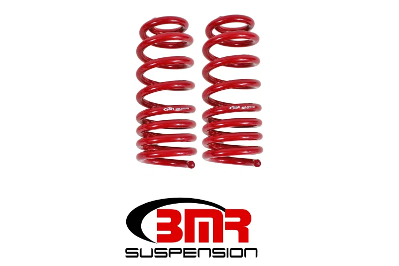 BMR Suspension SP091R, 93-02 F-Body Front Handling Version Lowering Springs - Red