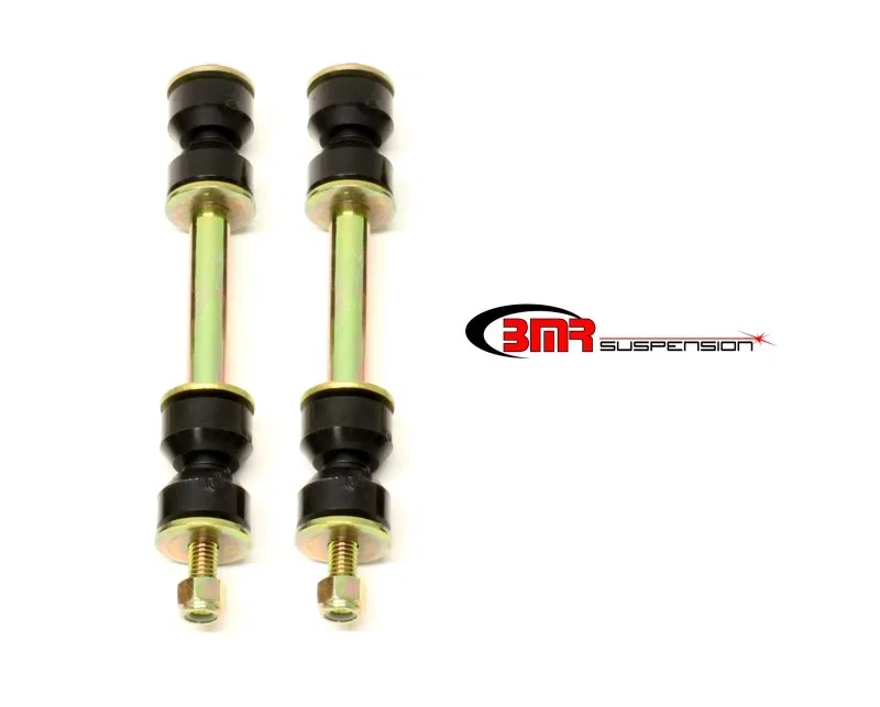 BMR Suspension ELK003, 70-81 2nd Gen F-Body 2.875in Front Sway Bar End Link Kit - Black