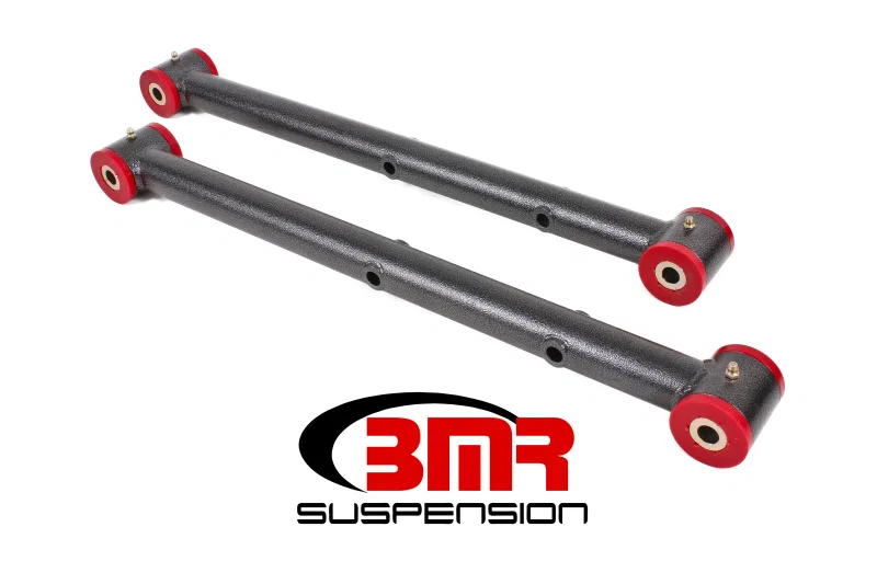 BMR Suspension TCA034H, 64-72 A-Body Non-Adj. Lower Control Arms (Polyurethane) - Black Hammertone
