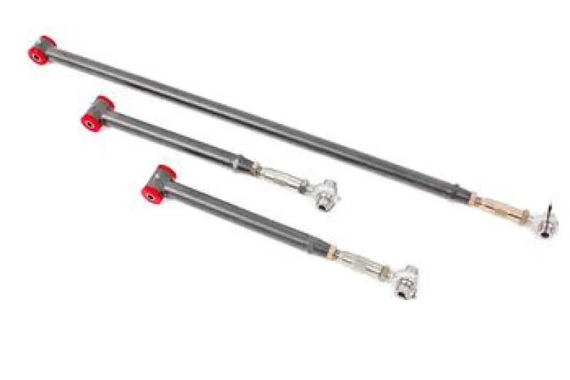 BMR Suspension RSK036H, 82-02 3rd Gen F-Body On-Car Adj. Rear Suspension Kit Poly/Rod End - Black Hammertone