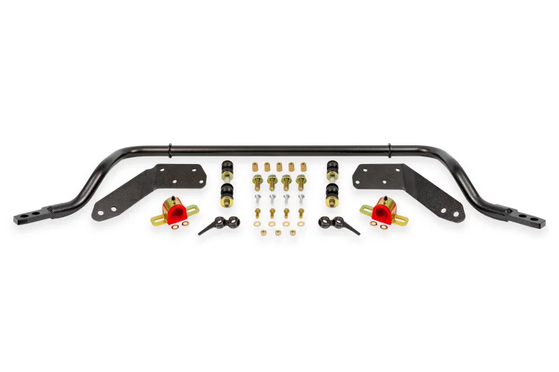 BMR Suspension SB461H, 78-87 G-Body Front Sway Bar Kit - 1.25in Hollow - 2-Hole Adjustable - Black Hammertone