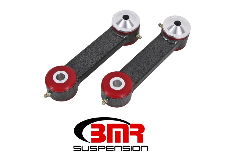 BMR Suspension TCA048H, 15-17 S550 Mustang Rear Lower Control Arms Vertical Link (Polyurethane) - Black Hammertone