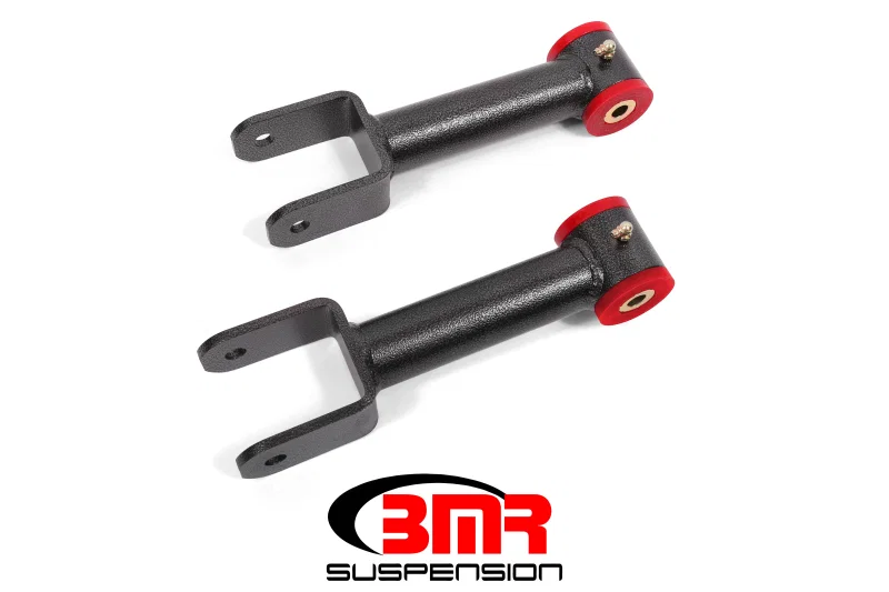 BMR Suspension UTCA012H, 79-04 Fox Mustang Non-Adj. Upper Control Arms (Polyurethane) - Black Hammertone