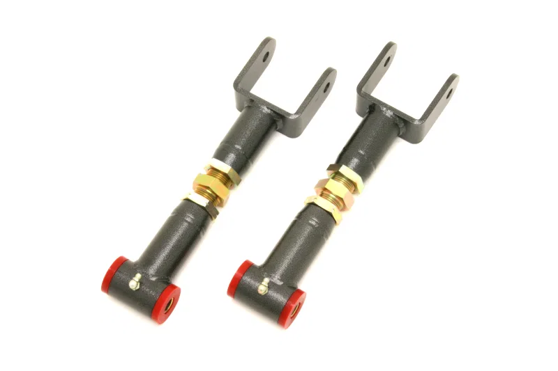 BMR Suspension UTCA002H, 91-96 B-Body Upper Control Arms On-Car Adj. Extended Length (Poly) - Black Hammertone for Chevrolet