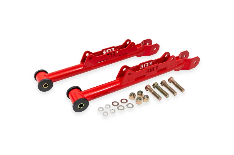 BMR Suspension LCA355R, 2010-2015 Chevrolet Camaro Rear DOM Lower Control Arms - Red