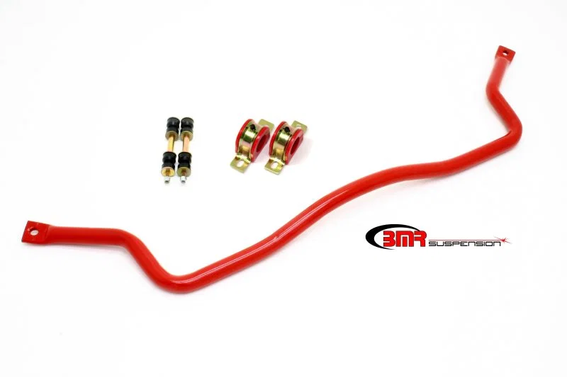 BMR Suspension SB001R, 93-02 F-Body Front Hollow 35mm Sway Bar Kit w/ Bushings - Red