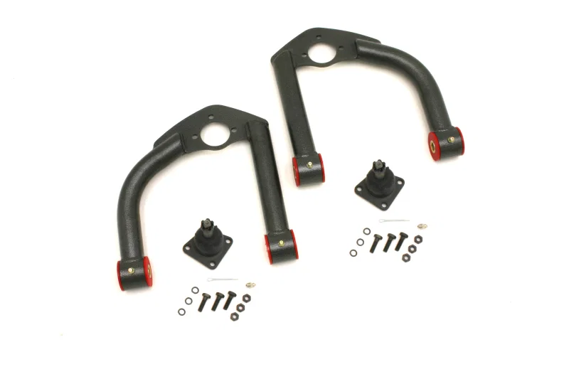 BMR Suspension AA001H, 93-02 F-Body Non-Adj. Upper A-Arms (Polyurethane) - Black Hammertone