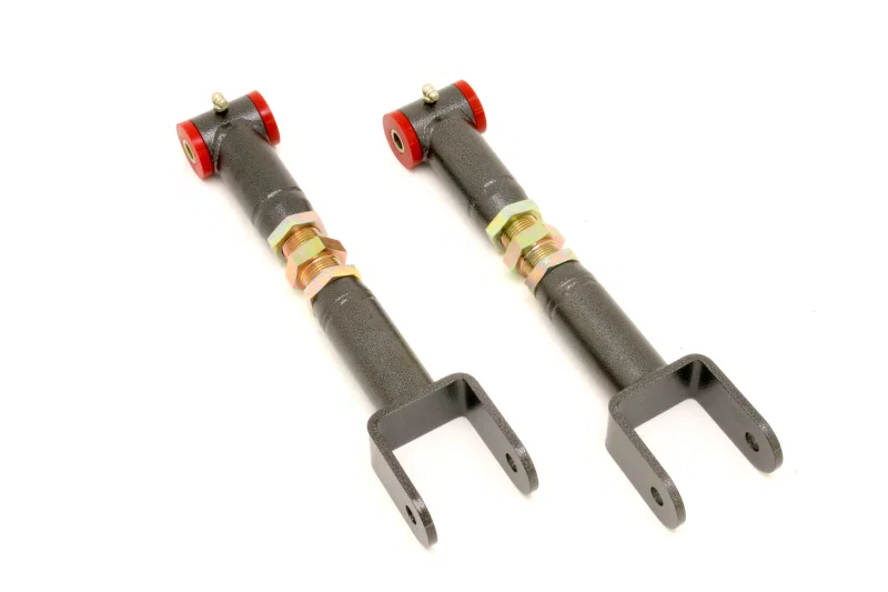 BMR Suspension UTCA011H, 64-67 A-Body Upper Control Arms On-Car Adj. (Polyurethane) - Black Hammertone