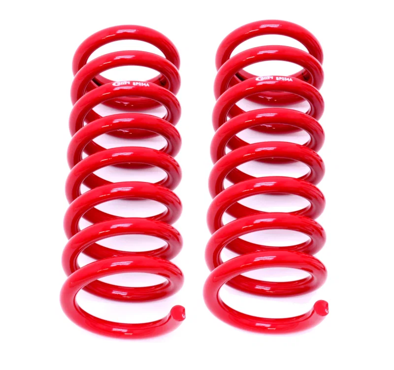 BMR Suspension SP034R, 64-72 A-Body Front Lowering Springs - Red