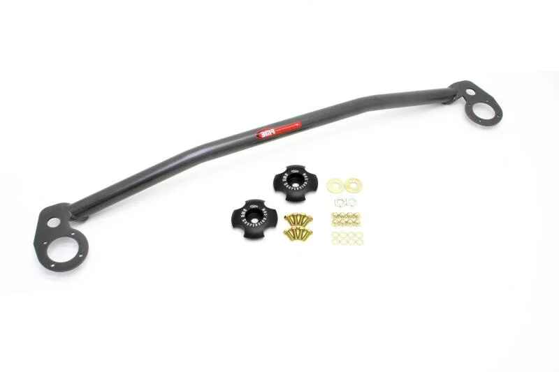 BMR Suspension STB013H, 2010 5th Gen Camaro Front 2-Point Strut Tower Brace - Black Hammertone
