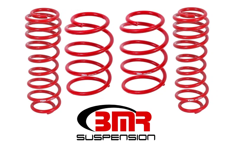 BMR Suspension SP009R, 05-14 S197 Mustang GT Performance Version (Set Of 4) - Red