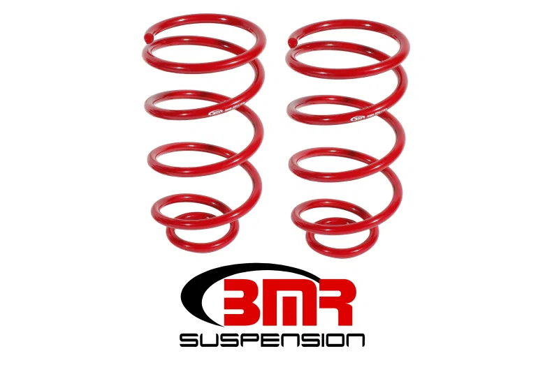 BMR Suspension SP017R, 64-66 A-Body Rear Lowering Springs - Red