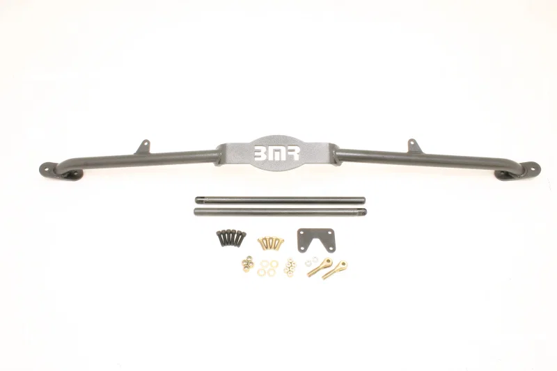 BMR Suspension STB004H, 82-82 3rd Gen F-Body w/ TPI 3 Point Mount Strut Tower Brace - Black Hammertone