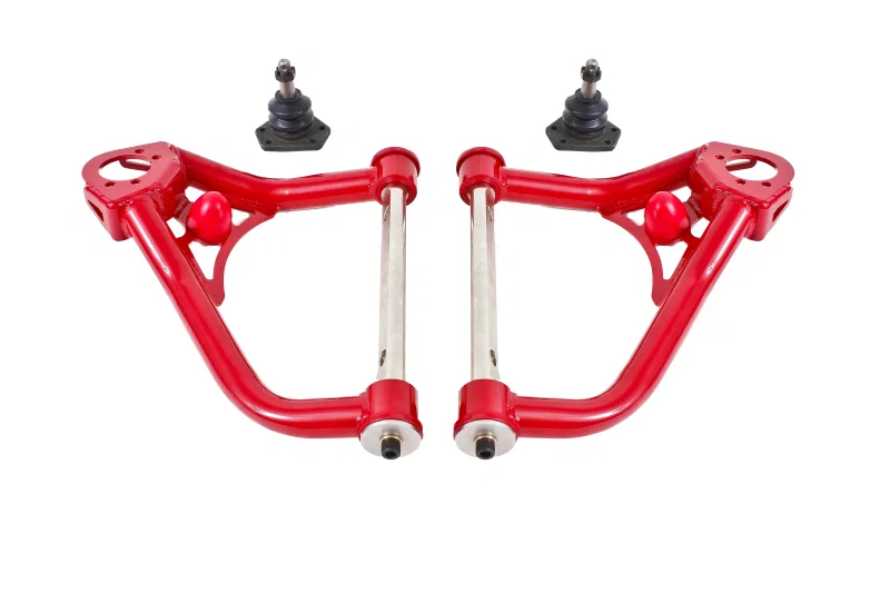 BMR Suspension AA005R, 67-69 1st Gen F-Body Non-Adj. Upper A-Arms (Polyurethane) - Red