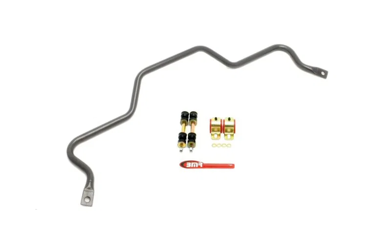 BMR Suspension SB003H, 82-02 3rd Gen F-Body Rear Hollow 25mm Sway Bar Kit w/ Bushings - Black Hammertone