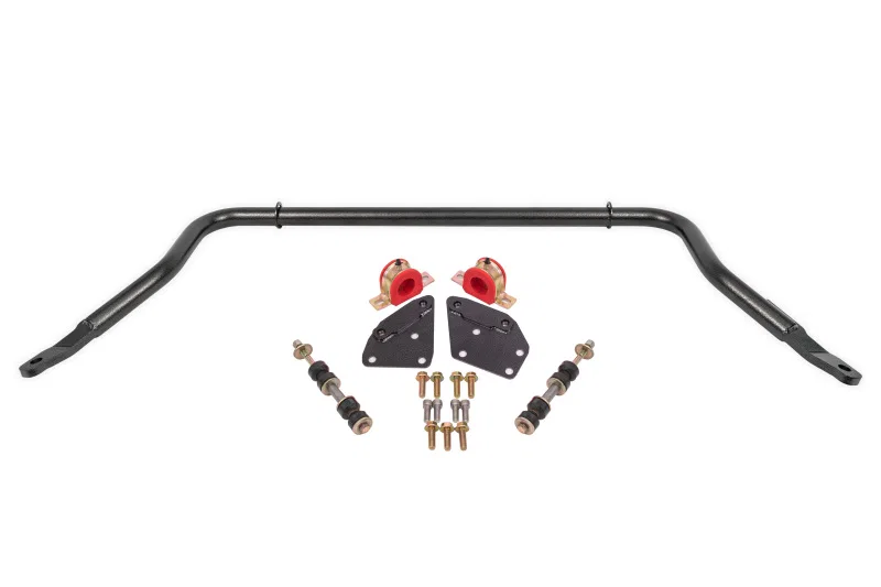 BMR Suspension SB331H, 82-92 Chevrolet Camaro Sway Bar Kit Front Hollow 35mm Non-Adjustable - Black Hammertone