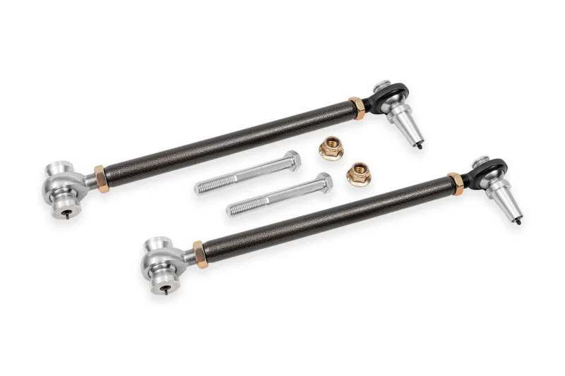 BMR Suspension FLC363H, 16-24 Chevrolet Camaro Double Adj. Front Lower Control Arms w/ Rod Ends - Black Hammertone