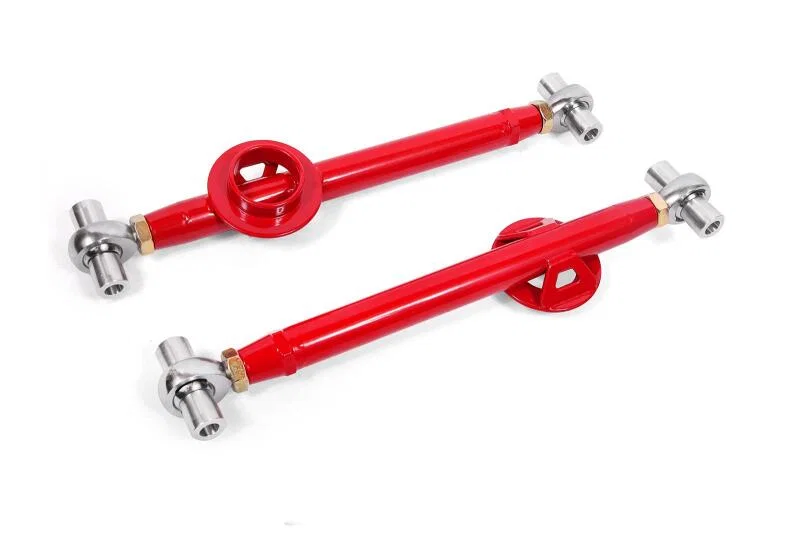 BMR Suspension MLCA746R, 79-04 Ford Mustang Double Adj. Lower Control Arms - Red