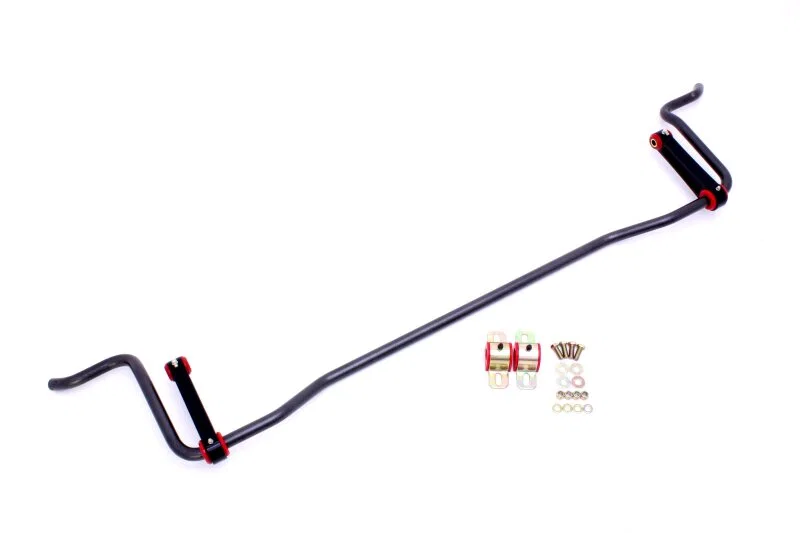 BMR Suspension SB023H, 05-10 S197 Mustang Rear Solid 22mm Sway Bar Kit w/ Bushings & Billet Links - Black Hammertone