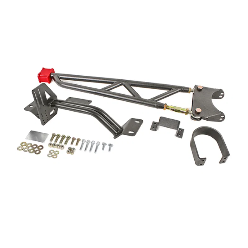 BMR Suspension TA012H, 93-02 F-Body w/ DSL Torque Arm Tunnel Mount (For Long Tube Headers) - Black Hammertone