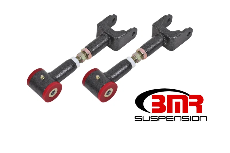 BMR Suspension UTCA043H, 64-67 A-Body Upper Control Arms On-Car Adj. (Polyurethane) - Black Hammertone
