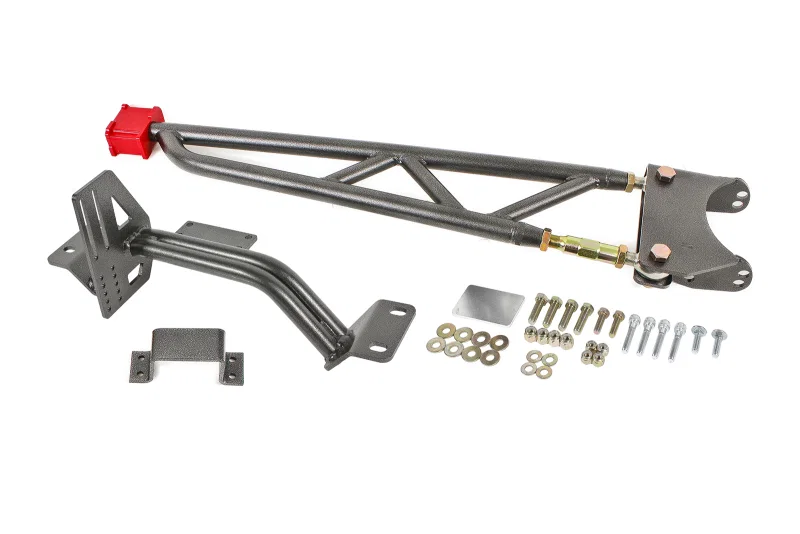 BMR Suspension TA014H, 93-02 F-Body w/o DSL Torque Arm Tunnel Mount (For Long Tube Headers) - Black Hammertone