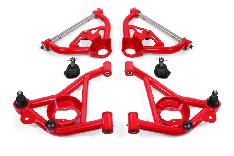 BMR Suspension AA030R, 78-87 G-Body Upper And Lower A-Arm Kit - Red